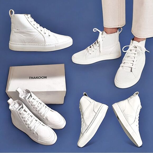 Thakoon Pull-On High Top Lace Up Sneakers - Picture 9 of 16